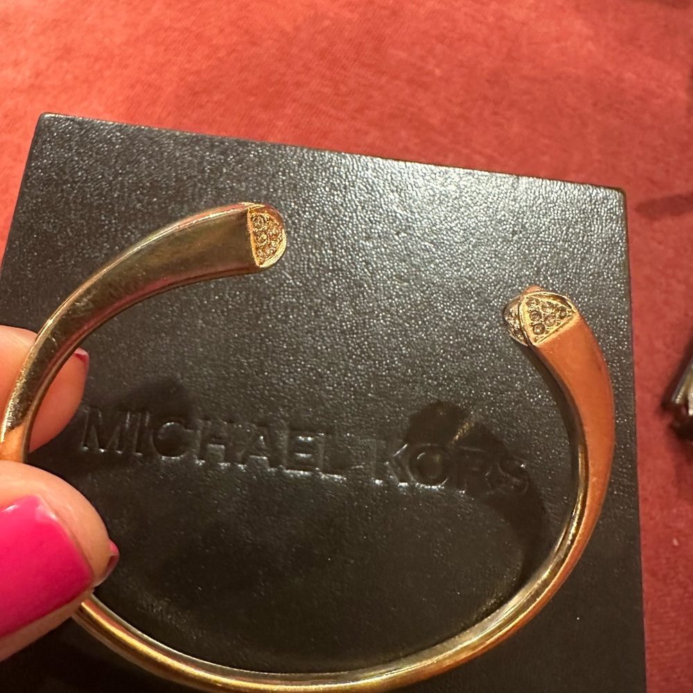 Michael Kors Gold-Tone Open Cuff Bracelet